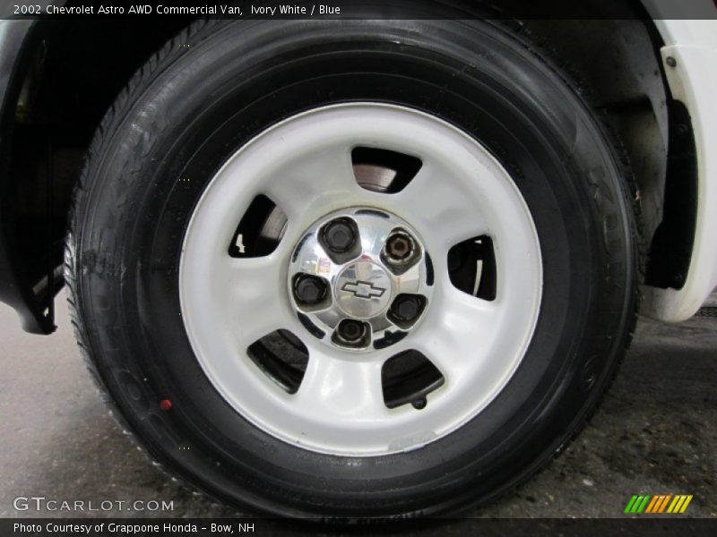 Ivory White / Blue 2002 Chevrolet Astro AWD Commercial Van