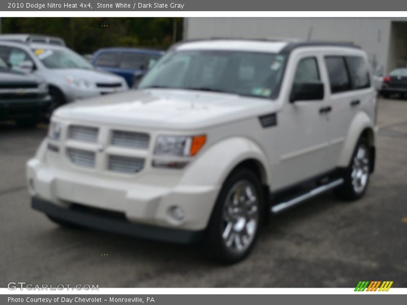 Stone White / Dark Slate Gray 2010 Dodge Nitro Heat 4x4
