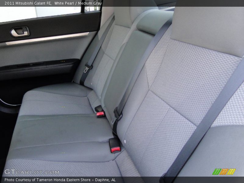 White Pearl / Medium Gray 2011 Mitsubishi Galant FE