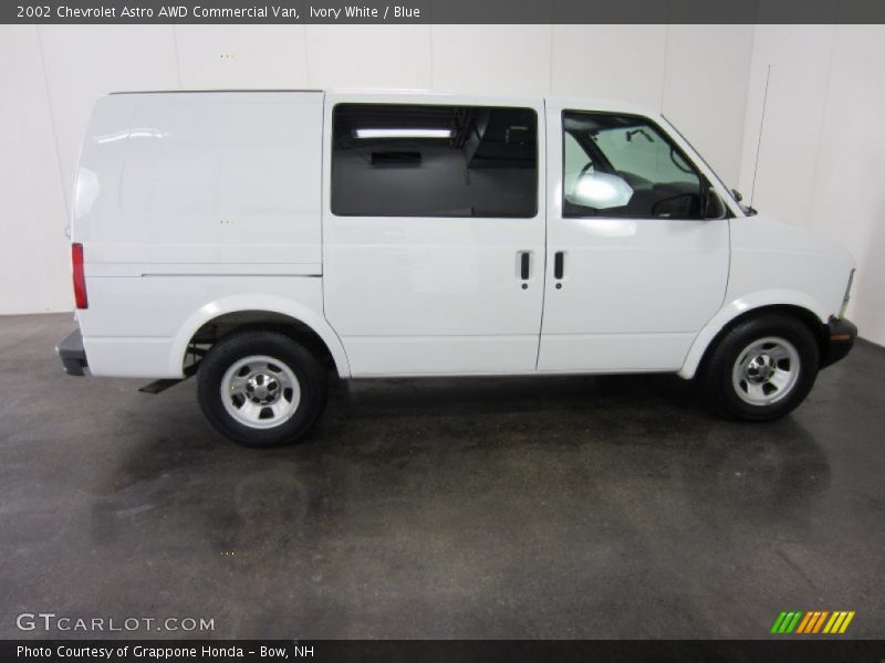 Ivory White / Blue 2002 Chevrolet Astro AWD Commercial Van