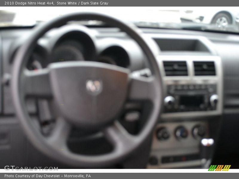 Stone White / Dark Slate Gray 2010 Dodge Nitro Heat 4x4