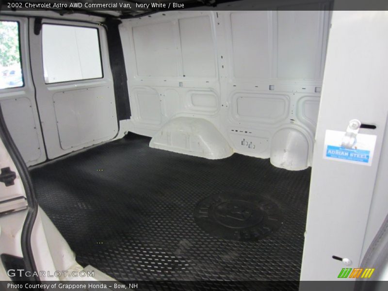 Ivory White / Blue 2002 Chevrolet Astro AWD Commercial Van