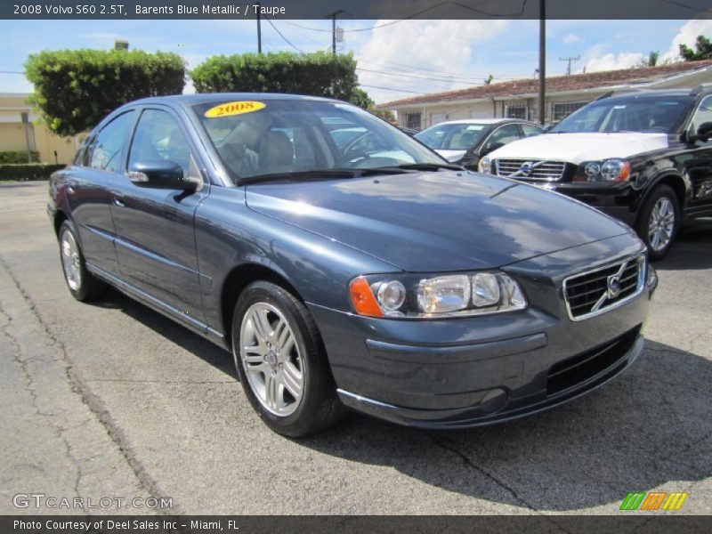 Barents Blue Metallic / Taupe 2008 Volvo S60 2.5T