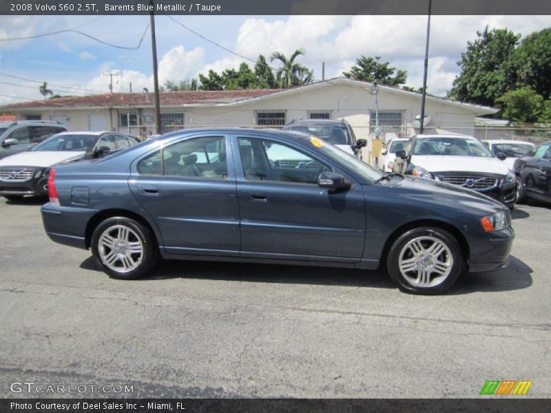 Barents Blue Metallic / Taupe 2008 Volvo S60 2.5T