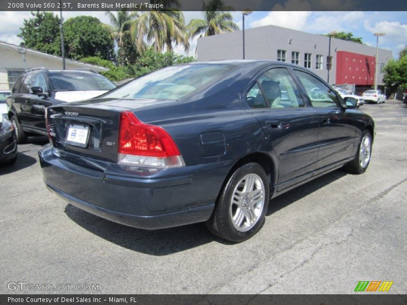 Barents Blue Metallic / Taupe 2008 Volvo S60 2.5T