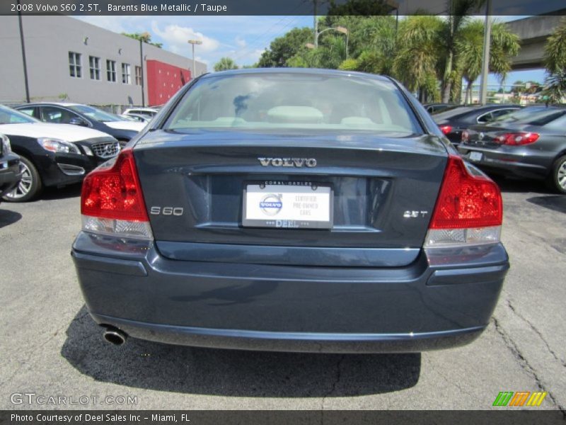 Barents Blue Metallic / Taupe 2008 Volvo S60 2.5T