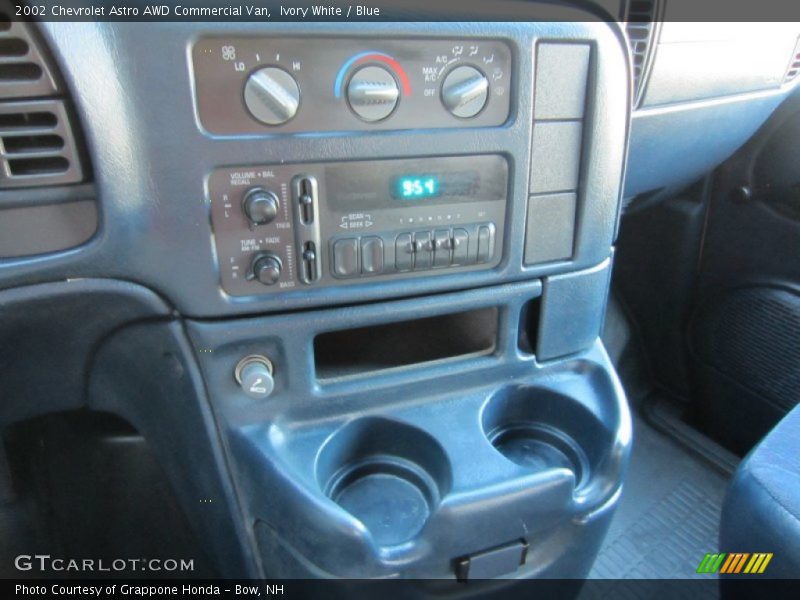 Ivory White / Blue 2002 Chevrolet Astro AWD Commercial Van