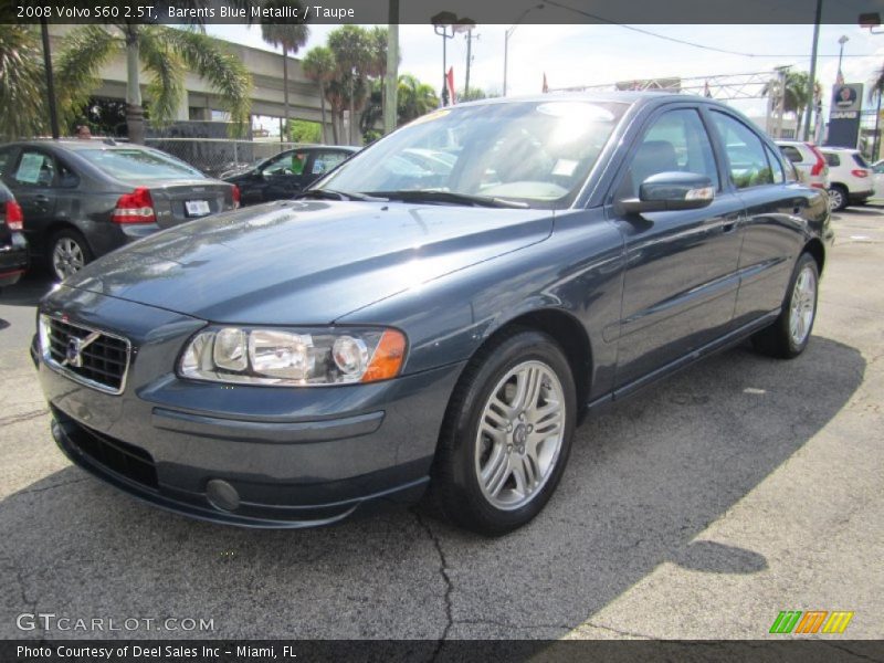 Barents Blue Metallic / Taupe 2008 Volvo S60 2.5T