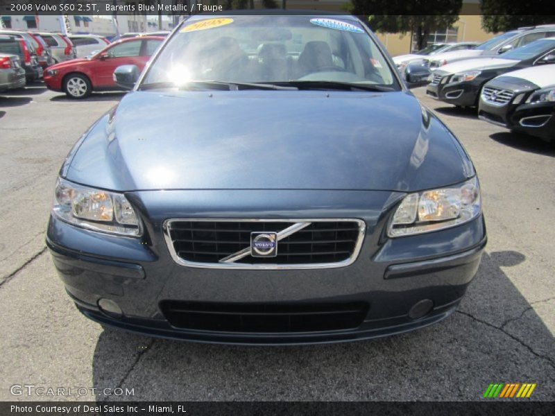 Barents Blue Metallic / Taupe 2008 Volvo S60 2.5T