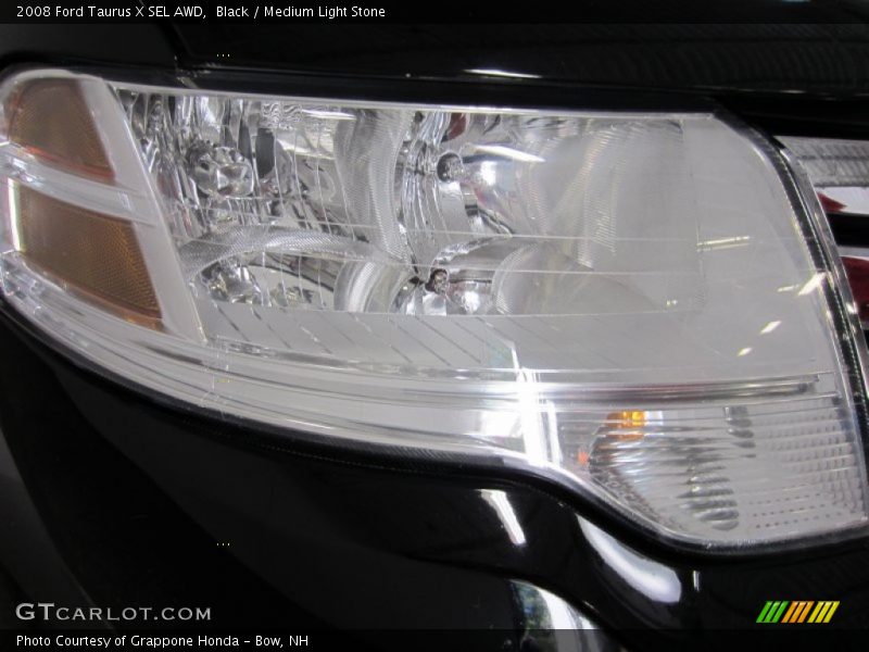 Black / Medium Light Stone 2008 Ford Taurus X SEL AWD