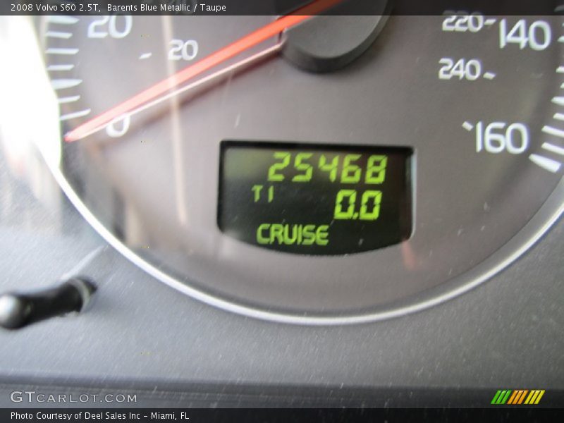 Barents Blue Metallic / Taupe 2008 Volvo S60 2.5T