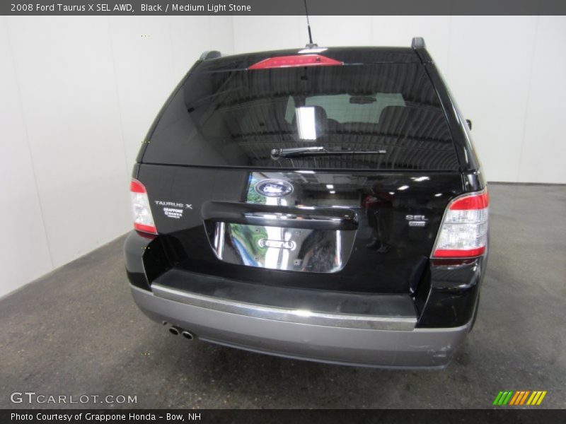 Black / Medium Light Stone 2008 Ford Taurus X SEL AWD