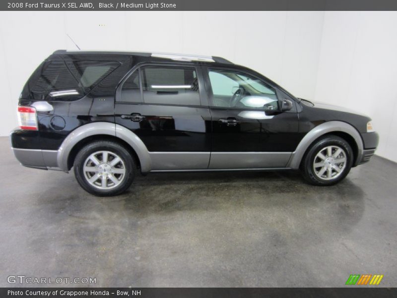 Black / Medium Light Stone 2008 Ford Taurus X SEL AWD