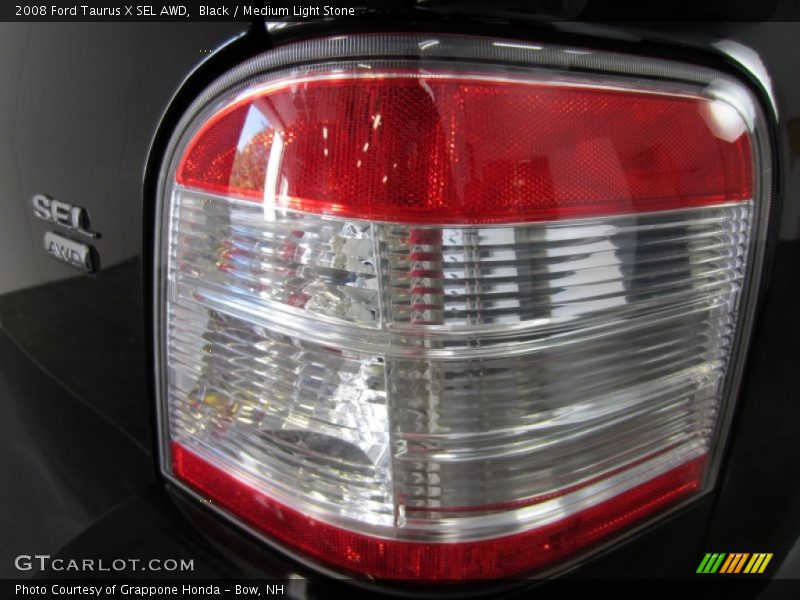 Black / Medium Light Stone 2008 Ford Taurus X SEL AWD