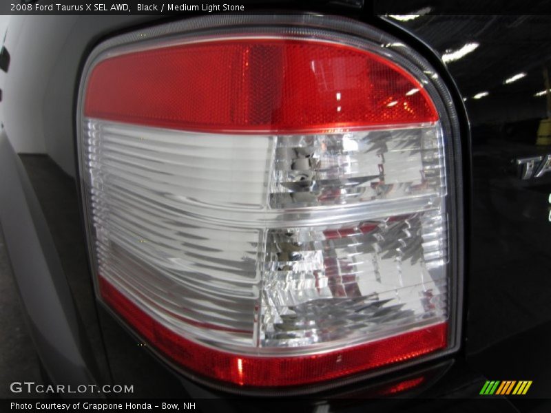 Black / Medium Light Stone 2008 Ford Taurus X SEL AWD