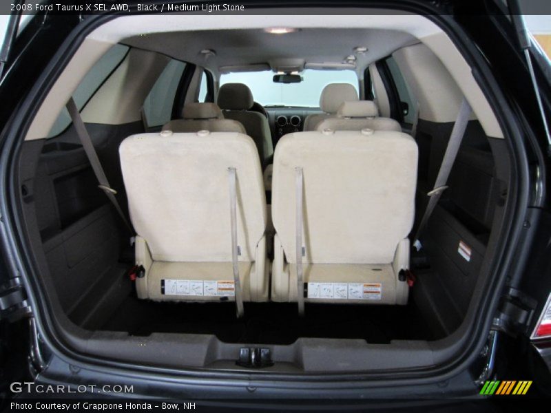 Black / Medium Light Stone 2008 Ford Taurus X SEL AWD