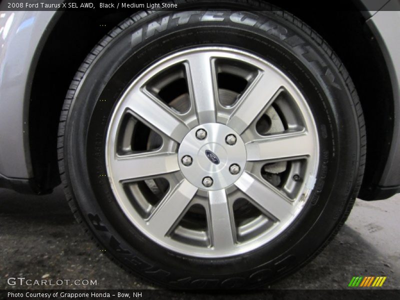 Black / Medium Light Stone 2008 Ford Taurus X SEL AWD