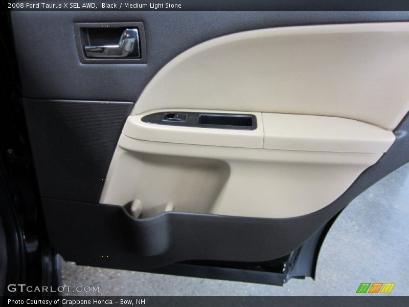 Black / Medium Light Stone 2008 Ford Taurus X SEL AWD