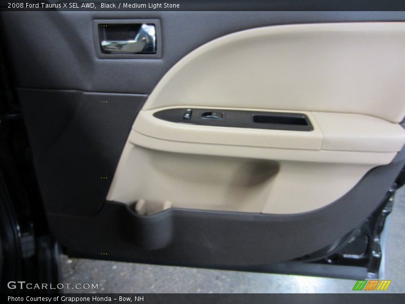 Black / Medium Light Stone 2008 Ford Taurus X SEL AWD