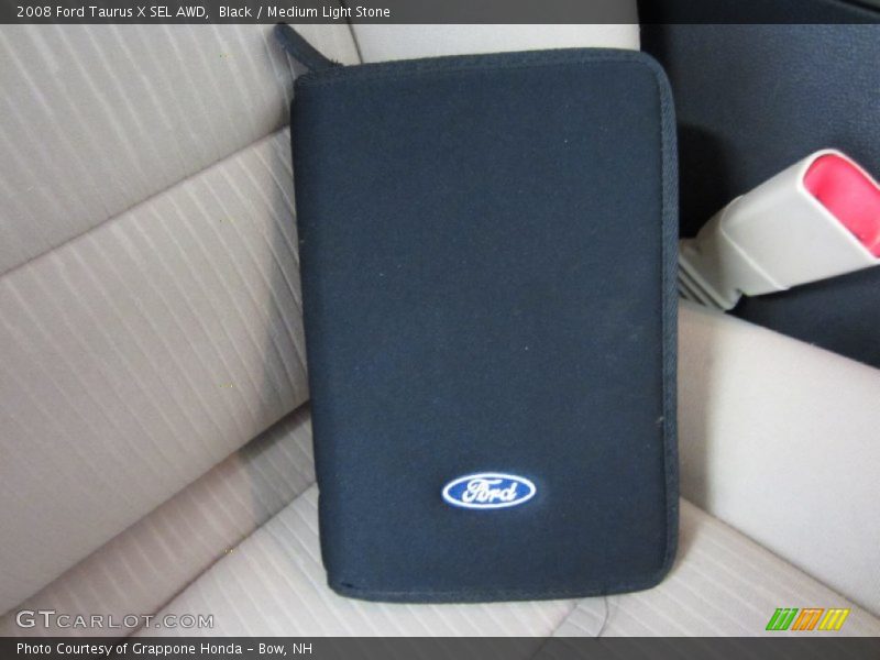 Black / Medium Light Stone 2008 Ford Taurus X SEL AWD