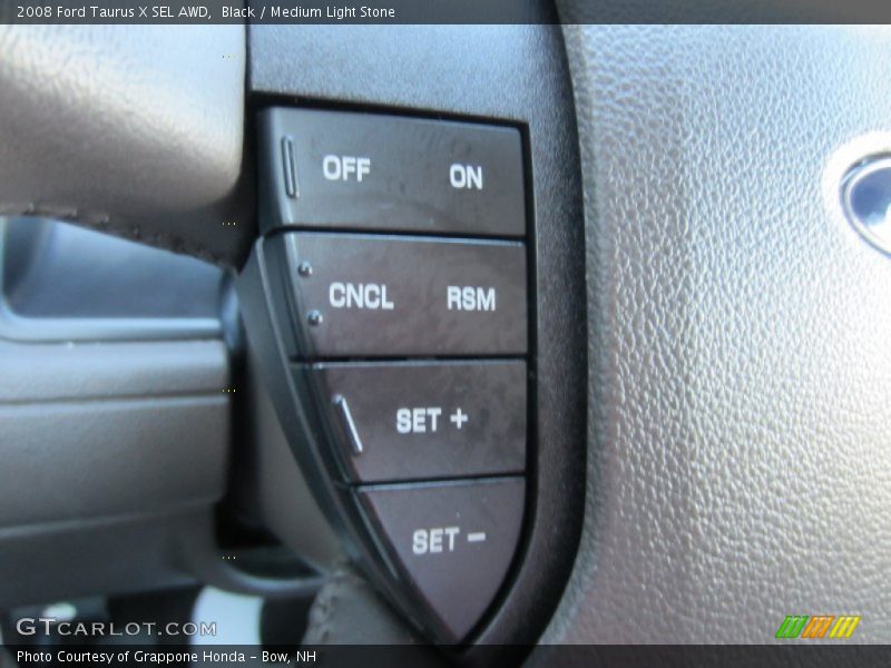 Black / Medium Light Stone 2008 Ford Taurus X SEL AWD