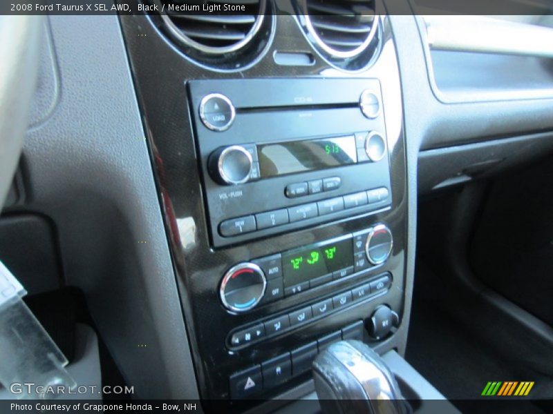 Black / Medium Light Stone 2008 Ford Taurus X SEL AWD