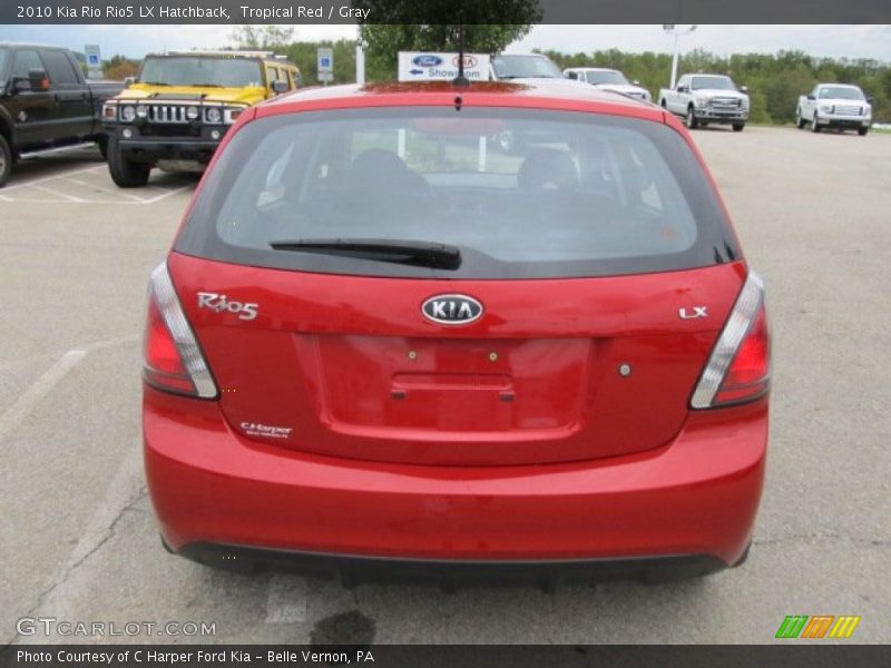 Tropical Red / Gray 2010 Kia Rio Rio5 LX Hatchback