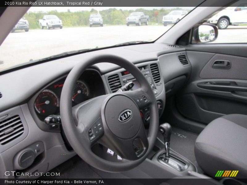  2010 Rio Rio5 LX Hatchback Gray Interior