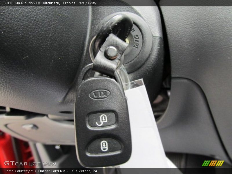 Keys of 2010 Rio Rio5 LX Hatchback