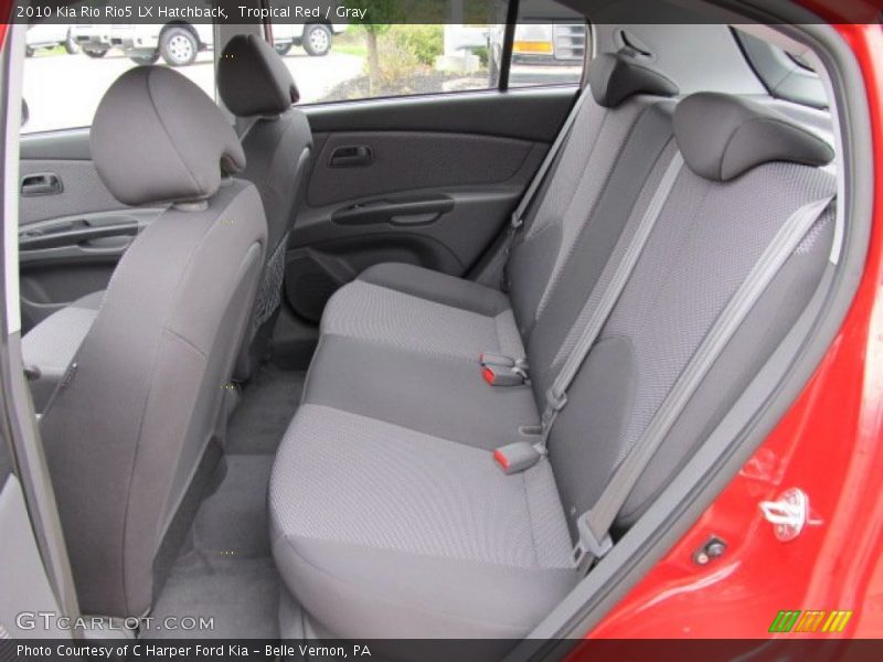  2010 Rio Rio5 LX Hatchback Gray Interior