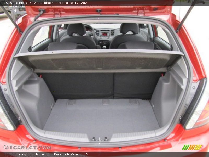  2010 Rio Rio5 LX Hatchback Trunk