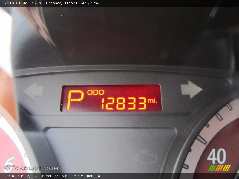 Tropical Red / Gray 2010 Kia Rio Rio5 LX Hatchback