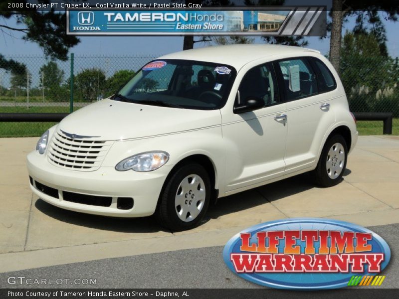 Cool Vanilla White / Pastel Slate Gray 2008 Chrysler PT Cruiser LX