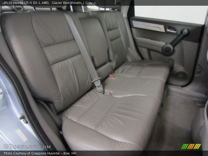 Glacier Blue Metallic / Gray 2010 Honda CR-V EX-L AWD