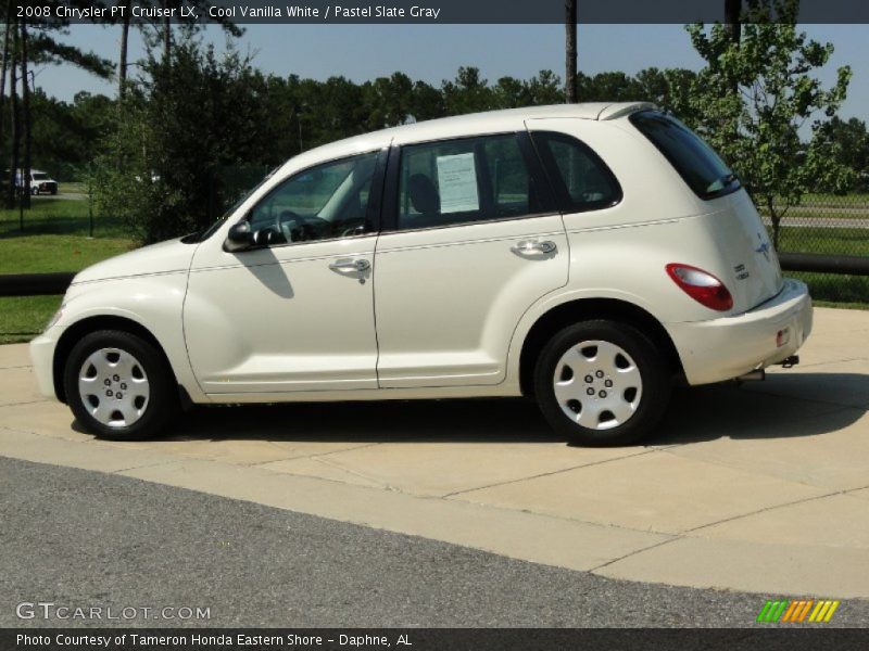 Cool Vanilla White / Pastel Slate Gray 2008 Chrysler PT Cruiser LX