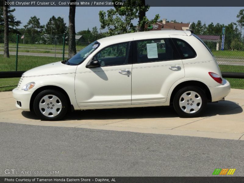 Cool Vanilla White / Pastel Slate Gray 2008 Chrysler PT Cruiser LX