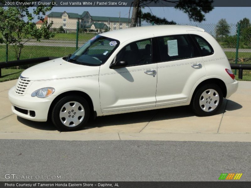 Cool Vanilla White / Pastel Slate Gray 2008 Chrysler PT Cruiser LX