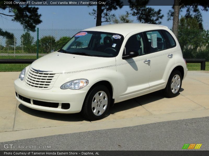 Cool Vanilla White / Pastel Slate Gray 2008 Chrysler PT Cruiser LX