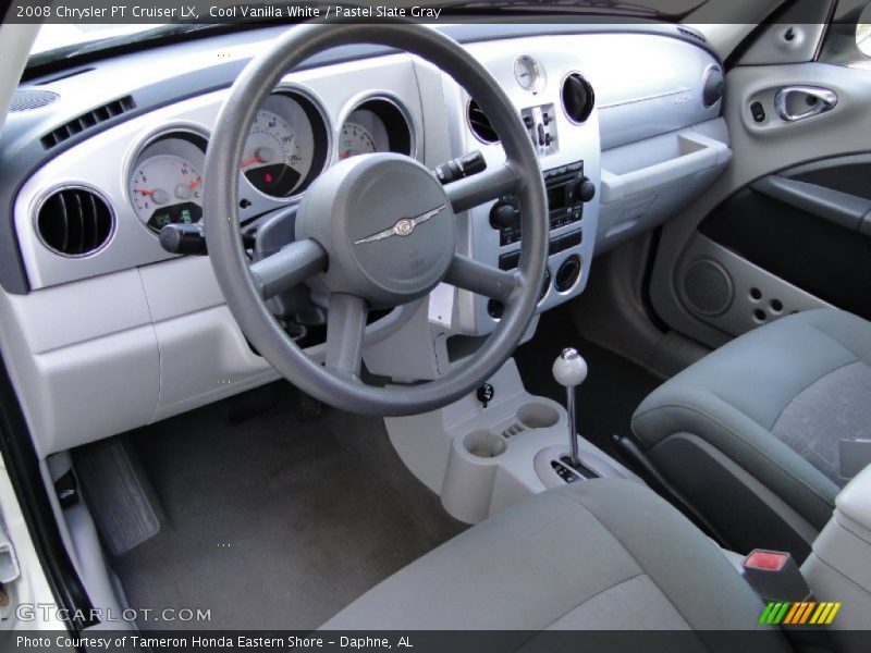 Cool Vanilla White / Pastel Slate Gray 2008 Chrysler PT Cruiser LX