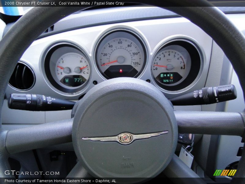 Cool Vanilla White / Pastel Slate Gray 2008 Chrysler PT Cruiser LX