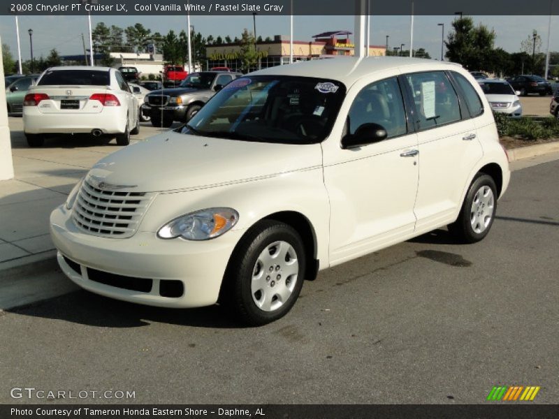 Cool Vanilla White / Pastel Slate Gray 2008 Chrysler PT Cruiser LX
