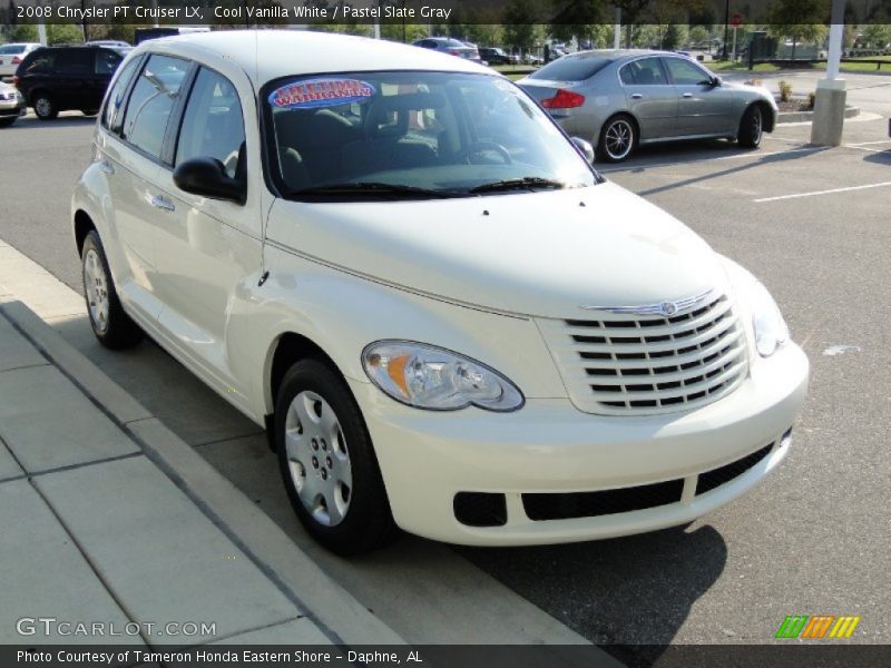 Cool Vanilla White / Pastel Slate Gray 2008 Chrysler PT Cruiser LX