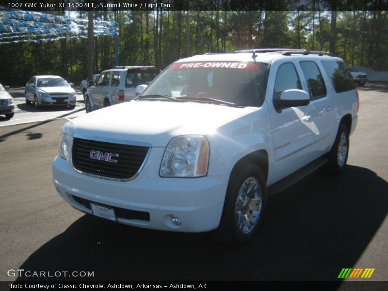 Summit White / Light Tan 2007 GMC Yukon XL 1500 SLT