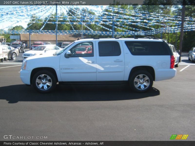 Summit White / Light Tan 2007 GMC Yukon XL 1500 SLT
