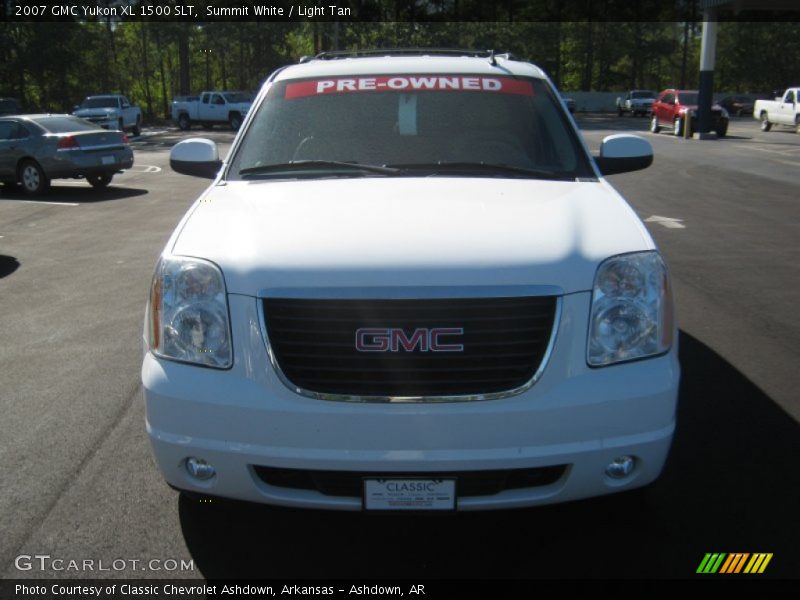 Summit White / Light Tan 2007 GMC Yukon XL 1500 SLT