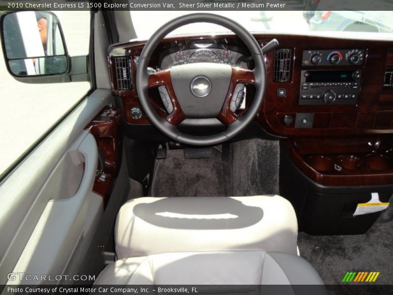 Dashboard of 2010 Express LS 1500 Explorer Conversion Van