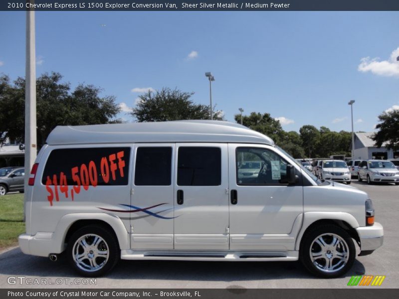  2010 Express LS 1500 Explorer Conversion Van Sheer Silver Metallic