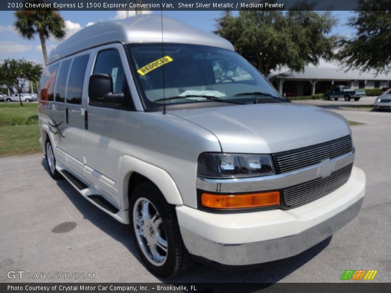 Front 3/4 View of 2010 Express LS 1500 Explorer Conversion Van
