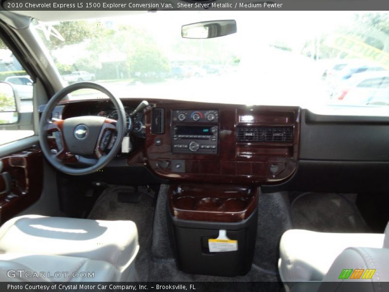 Sheer Silver Metallic / Medium Pewter 2010 Chevrolet Express LS 1500 Explorer Conversion Van