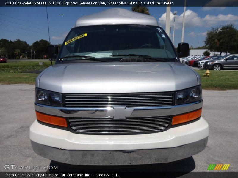 Sheer Silver Metallic / Medium Pewter 2010 Chevrolet Express LS 1500 Explorer Conversion Van